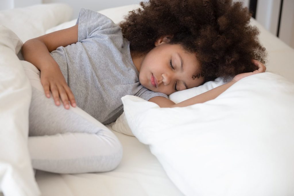 Teeth Grinding in Children Child sleeping
