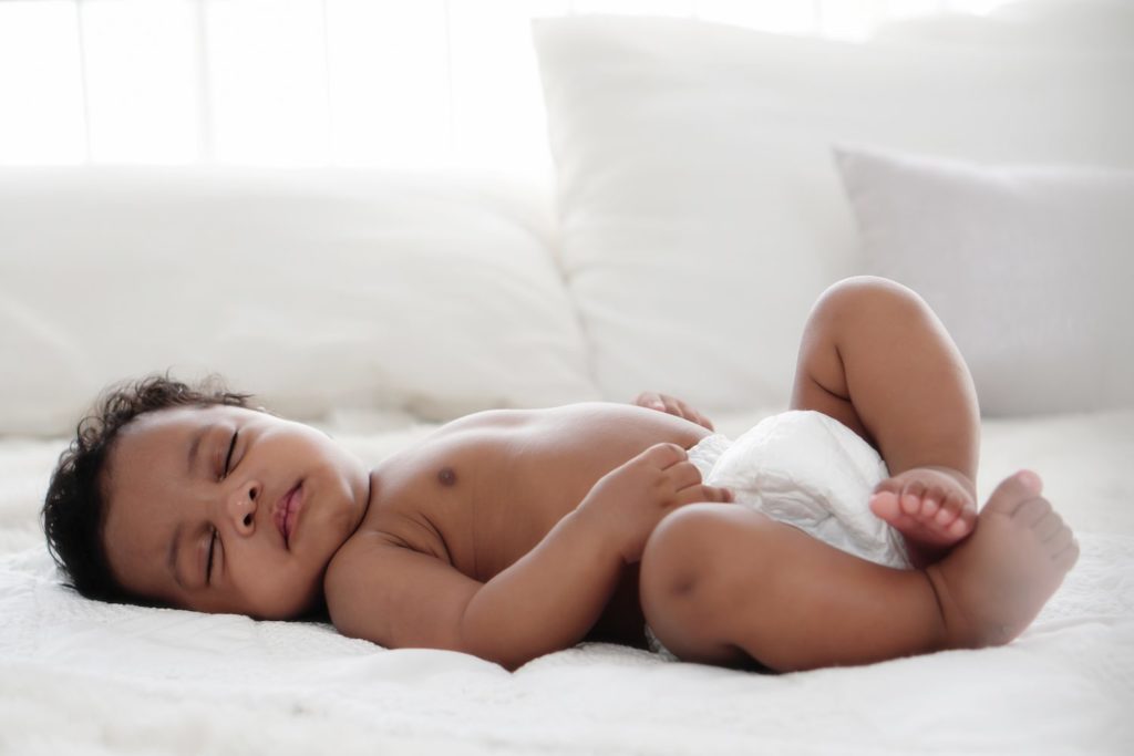 Benign Neonatal Sleep Myoclonus A baby sleeping